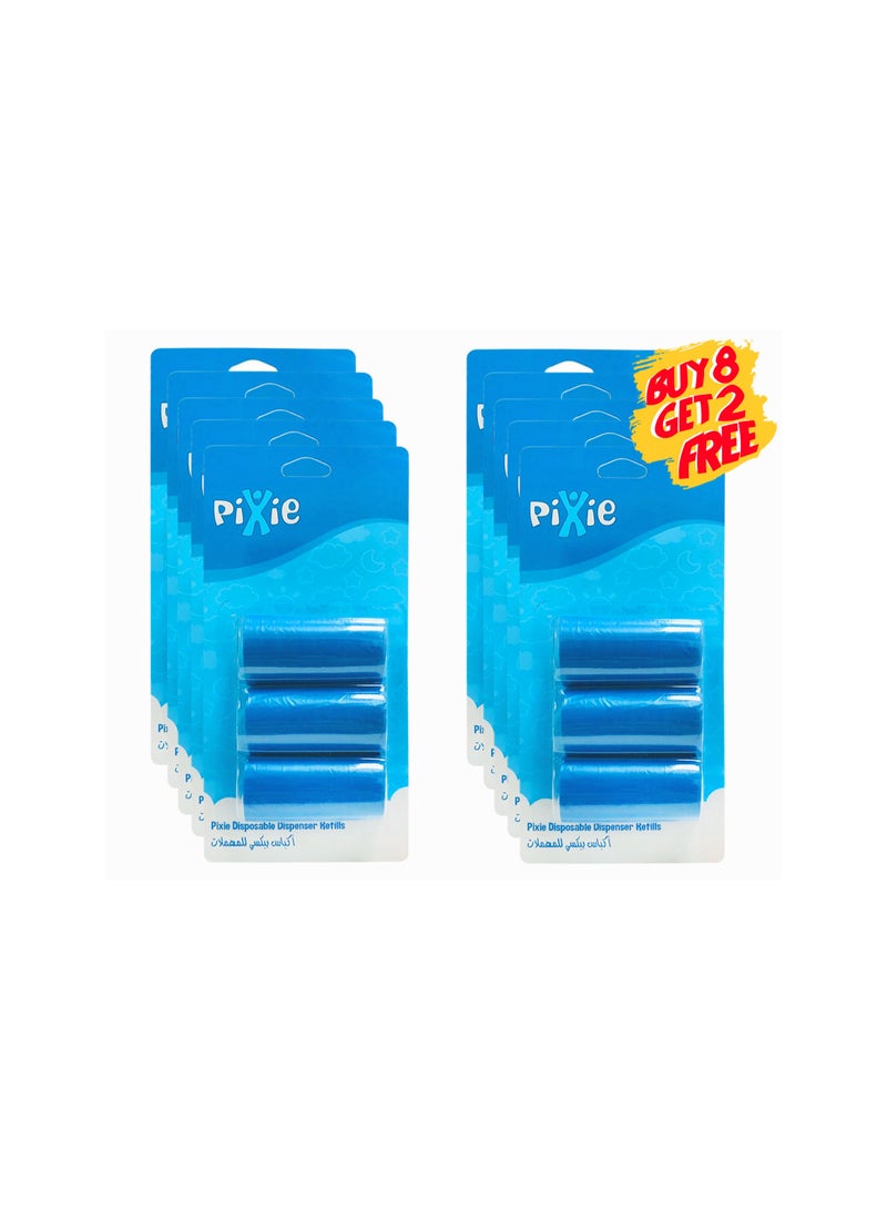 Pixie - Dispenser Refill (Blue) (Buy 8 Get 2 Free) - Image 5
