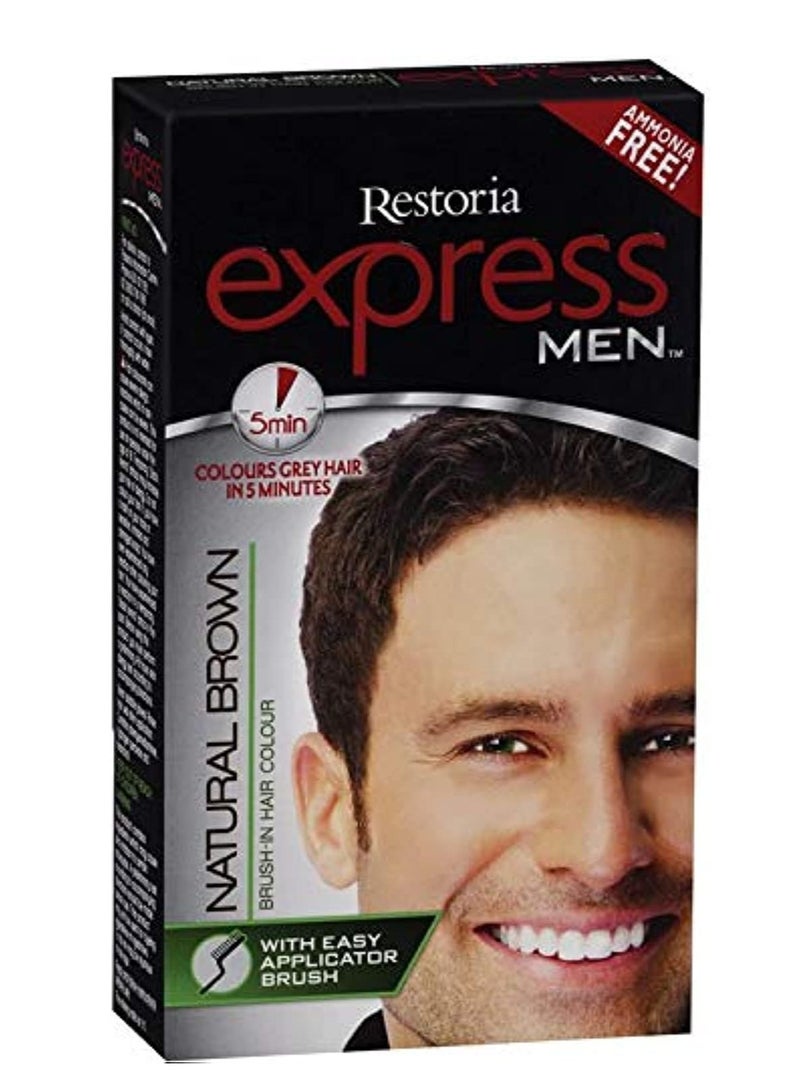 ريستوريا اكسبريس مين صبغة شعر بني طبيعي