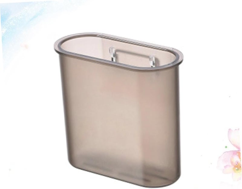 VOSAREA Punch Toothbrush Cup Bathroom Shelf Transparent Black Wall Mounted Holder for Toothbrush Toothpaste Trimmer Storage Organizer Easy Installation - Image 5