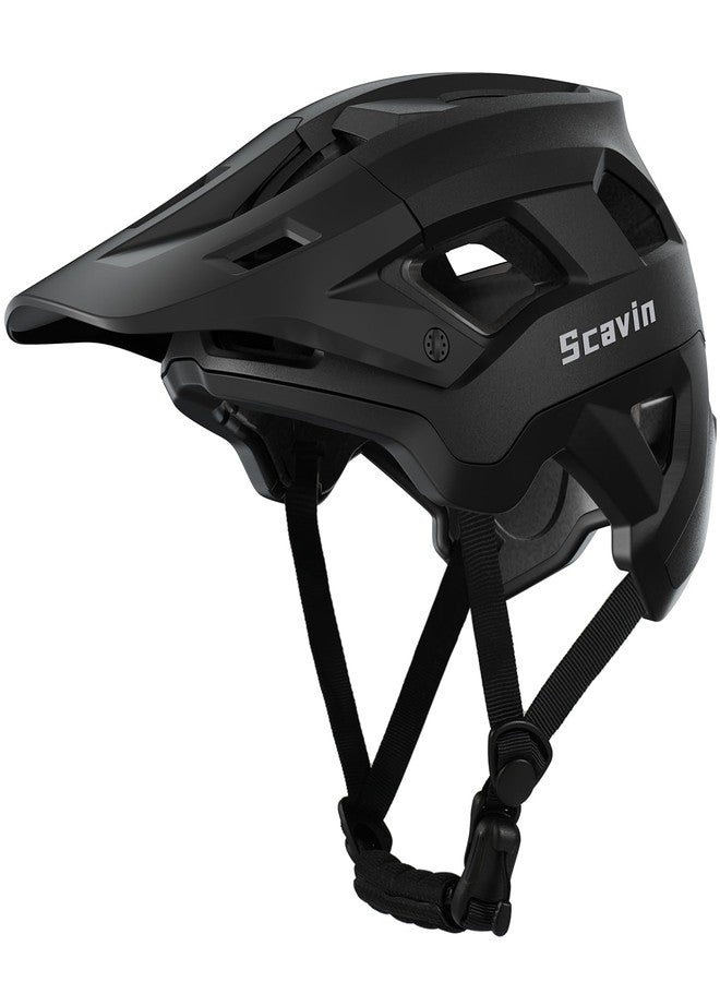 Scavin Bike Helmet for Adult, Moutain Road Bicyle Helmet Certified Adjustable MTB Cycling Helmet with Removable Visor and EPS Foam Interior, Lightweight Impact Protection for Men & Women - Image 1