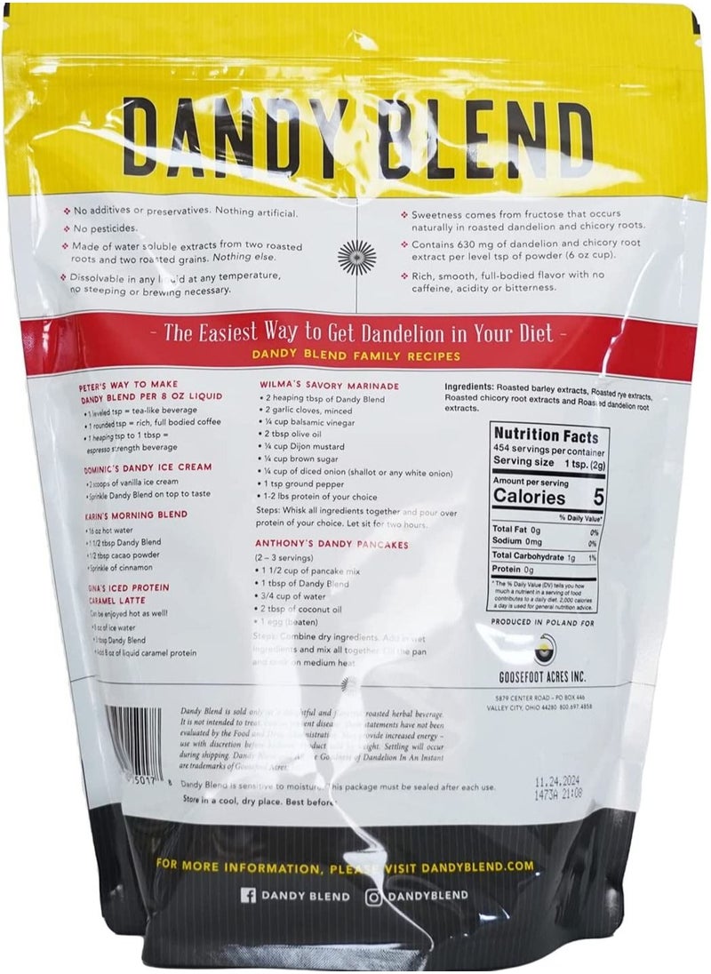 Dandy Blend Dandy Blend Instant Herbal Beverage with Dandelion Caffeine Free  - Image 2