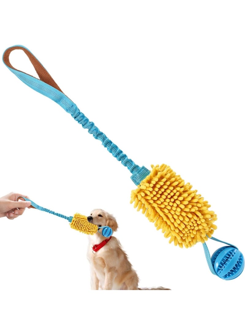 SOLARAE Dog Toy Multipurpose Rope Toy, Tough Chew Tug Toy, Squeaky Training Dog Rope Teeth Grinding Cleaning Toy for Puppies Play and Dentall Care Benefits NONPROFIT Dog Rescue - Image 1