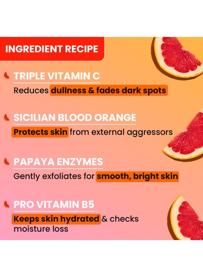 Dot & Key Vitamin C Super Bright Foaming Face Wash For Dull Pigmented Skin|with Triple Vitamin C, blood Orange Papaya | sulphate Free | for All Skin Types | for Women Men | travel Edition - 80ml - Image 4