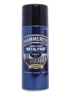 Hammerite Hammerite Metal Spray Paint (400 ml, Smooth Black) 