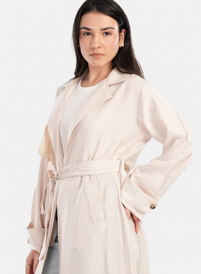 Clue Summer Lightweight Trench Coat  - Image 4
