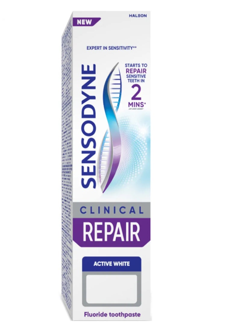 Sensodyne SENSODYNE CLINICAL REPAIR ACTIVE WHITE 75ML 