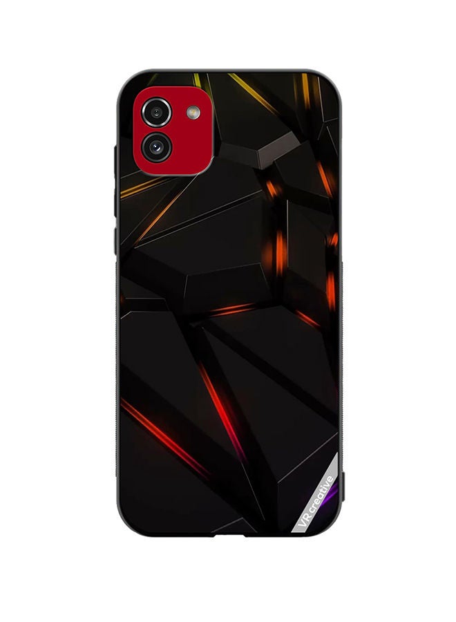 VR CREATIVE Protective Case Cover For Samsung Galaxy A03 Abstract Design Multicolour - Image 1
