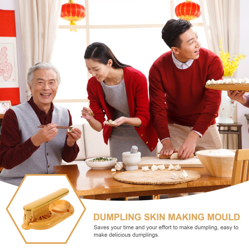 2pcs Dumpling Skin Making Mould Dumpling Press Mold Manual Dumpling Press 2-in-1 Dumplings Mold - Image 5