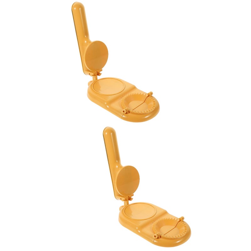 2pcs Dumpling Skin Making Mould Dumpling Press Mold Manual Dumpling Press 2-in-1 Dumplings Mold - Image 1
