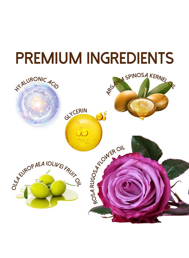 OceAura Zawina Morocco Black Beldi Soap, Black Soap With Argan And Rose, Zawina Morocco Body Scrub, Body Exfoliator Scrub, Moroccan Black Soap With Organic Argan, Beldi Soap, Black Moroccan Soap - Image 3