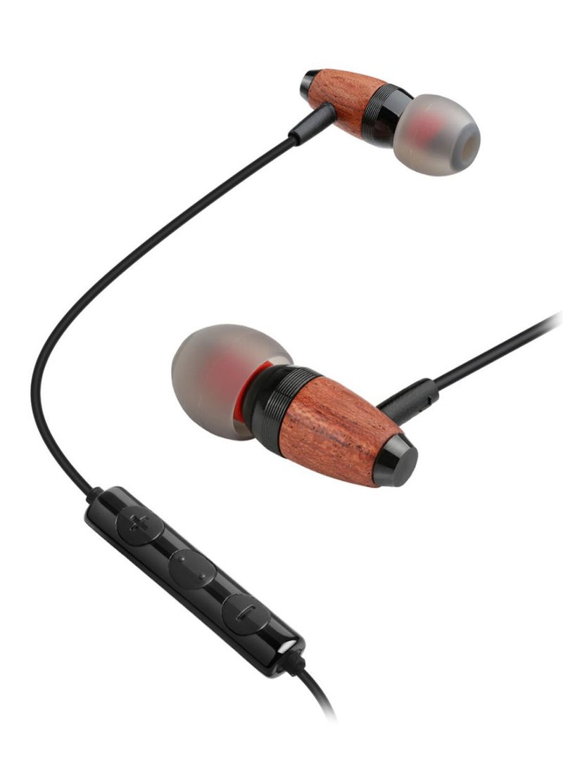NIBEMINENT In-Ear Earphone Black/Brown - Image 1