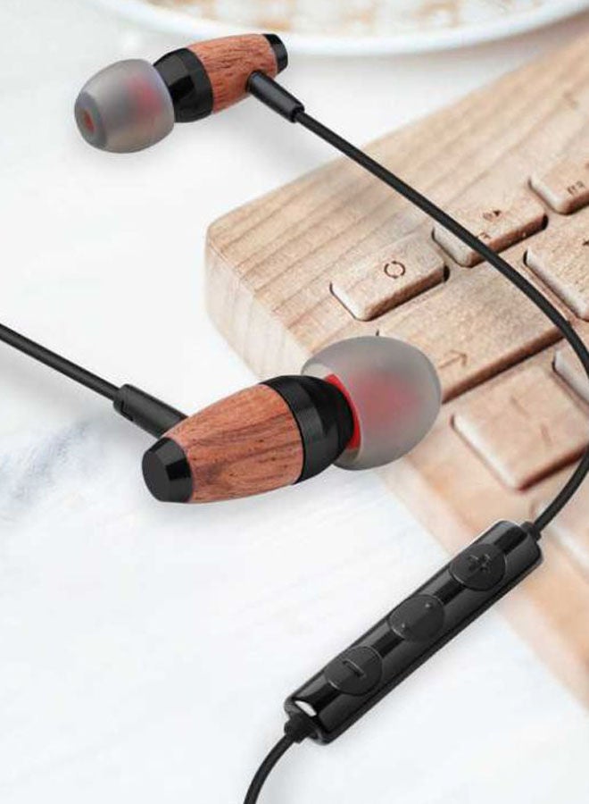 NIBEMINENT In-Ear Earphone Black/Brown - Image 3