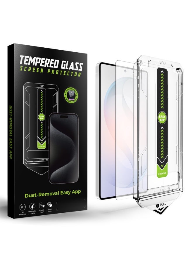 Tempered Glass Screen Protector for Samsung Galaxy S26 Ultra 6.9 inch with Dust Free Easy Application - Ultra Clear, Scratch Resistant, and HD Clear Screen Guard(Clear)