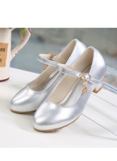 Generic New style girls high heel princess shoes performance leather shoes  - Image 2