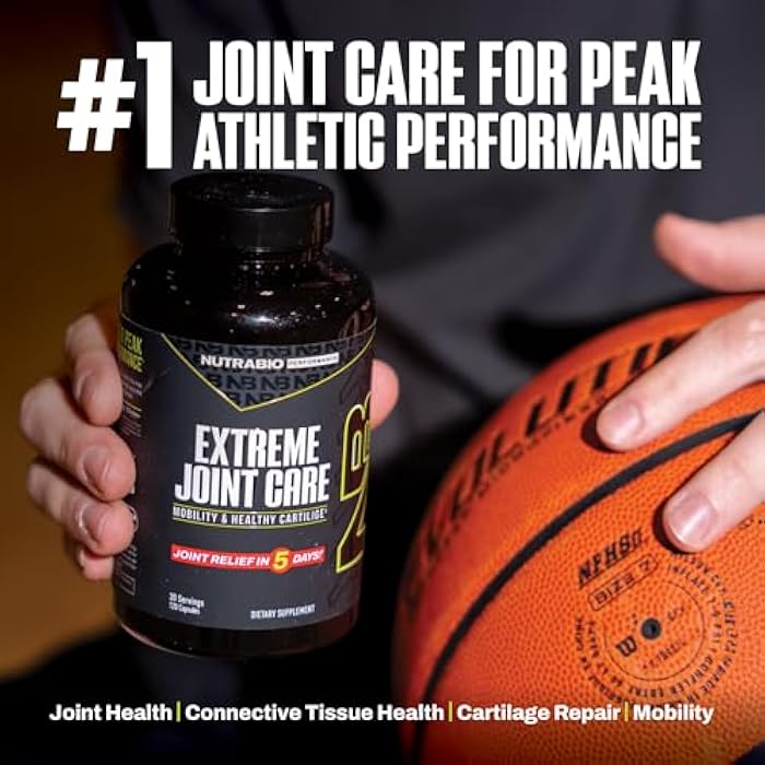 NutraBio Extreme Joint Care - Joint Support Supplement - Joint Health Supplement, Supports Joints, Mobility, and Cartilage - 120 Capsules - Image 5