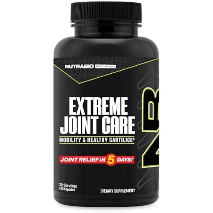 NutraBio Extreme Joint Care - Joint Support Supplement - Joint Health Supplement, Supports Joints, Mobility, and Cartilage - 120 Capsules - Image 1