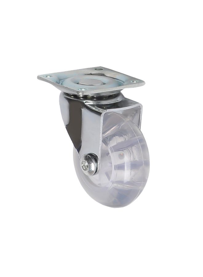 Loquat 4-Piece Omni-Directional Swivel Caster Wheel Clear 2inch - Image 4