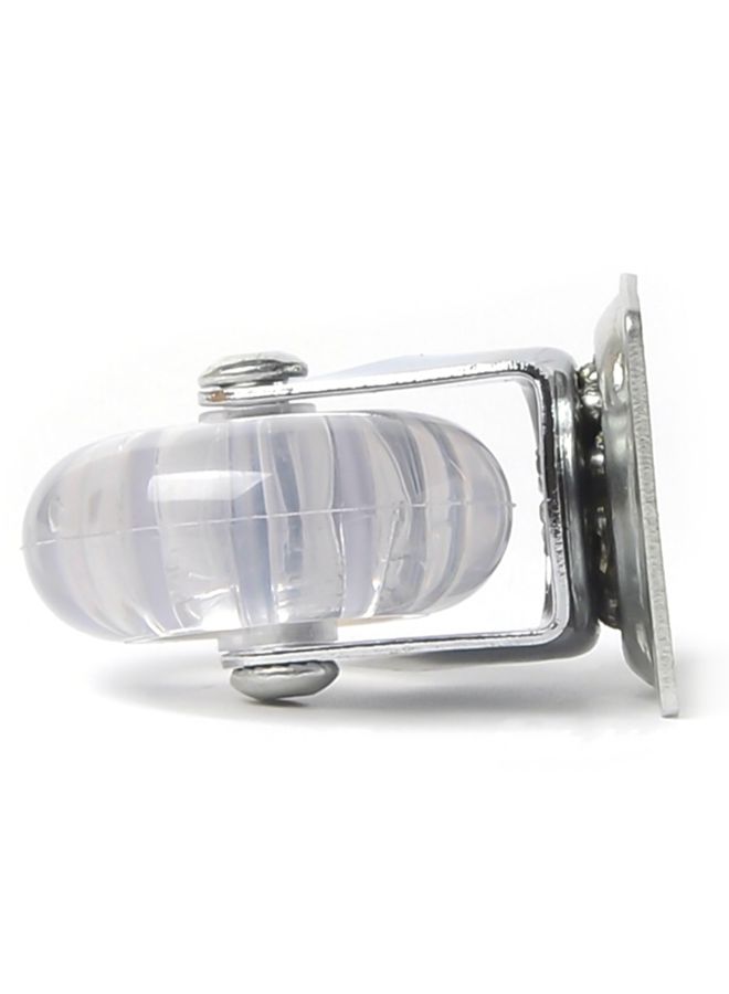 Loquat 4-Piece Omni-Directional Swivel Caster Wheel Clear 2inch - Image 5