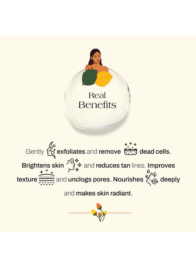 Ashpveda Fruits & Walnuts Radiant Face Scrub for Deep Exfoliation | Helpful for Dead Skin, Smooth and Clear Complexation, Tan Removal, Skin Hydration & Exfoliation (30gm) - Image 5
