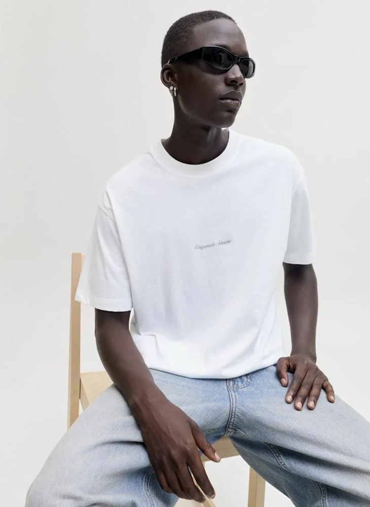 JACK & JONES  Graphic Crew Neck T-Shirt for Men | Best Price UAE
