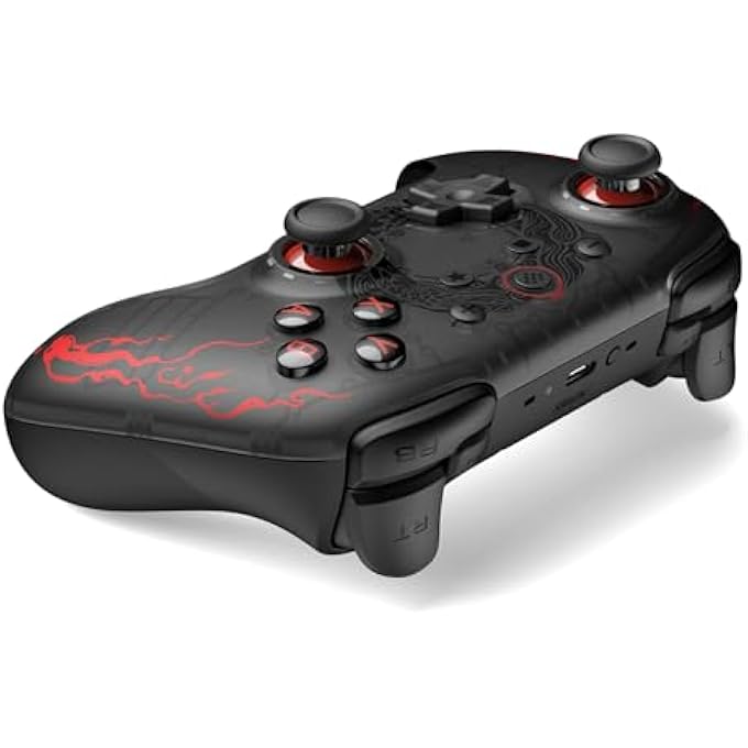 8BITDO ULTIMATE 2C WIRELESS CONTROLLER FOR WINDOWS PC AND ANDROID, WITH HALL EFFECT JOYSTICKS AND HALL TRIGGERS, 1000HZ POLLING RATE, AND REMAPPABLE L4/R4 BUMPERS - BLACK MYTH: WUKONG - Image 2