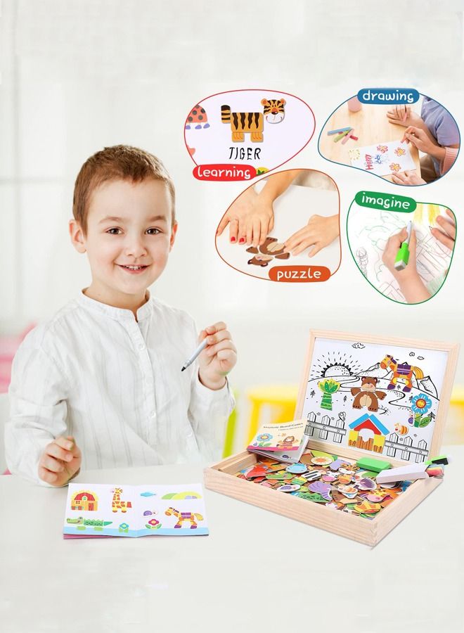 شيانغ يو لعب أطفال خشبية مضحكة ترسم بألعاب مغناطيسية - Image 4