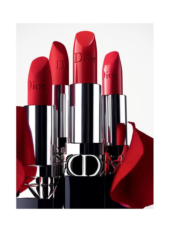 Dior Refillable Lipstick Satin, Matte, Metallic & Velvet Finish Rouge Dior 100 Nude Look - Image 2
