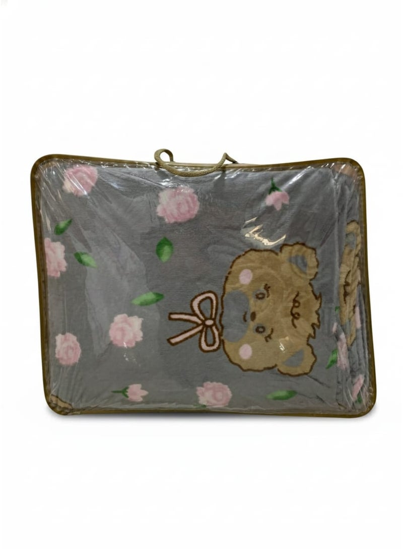 طقم دفاية سرير أطفال 6 قطع حفر ليزر - Image 3