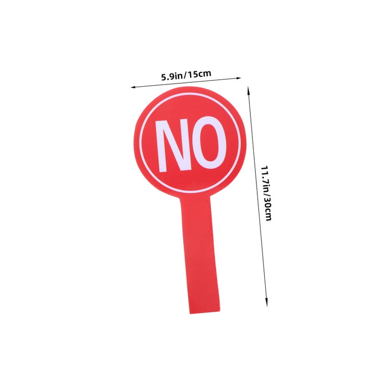 Voting Paddles Set of 4 Reusable Yes No Foam Boards for Classroom Indoor Outdoor Use - Image 3