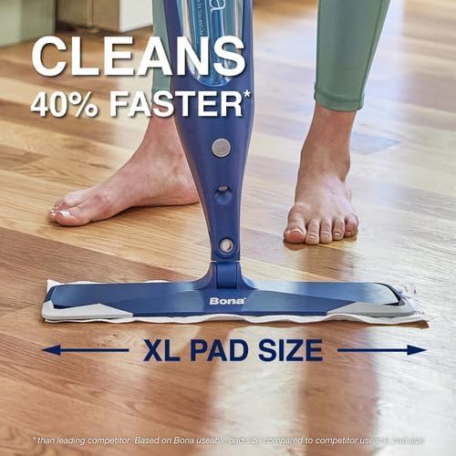 Bona MultiSurface Floor Cleaning Pads 18 Refills HeavyDuty Disposable Microfiber Pads for Easy Floor Cleaning - Image 2