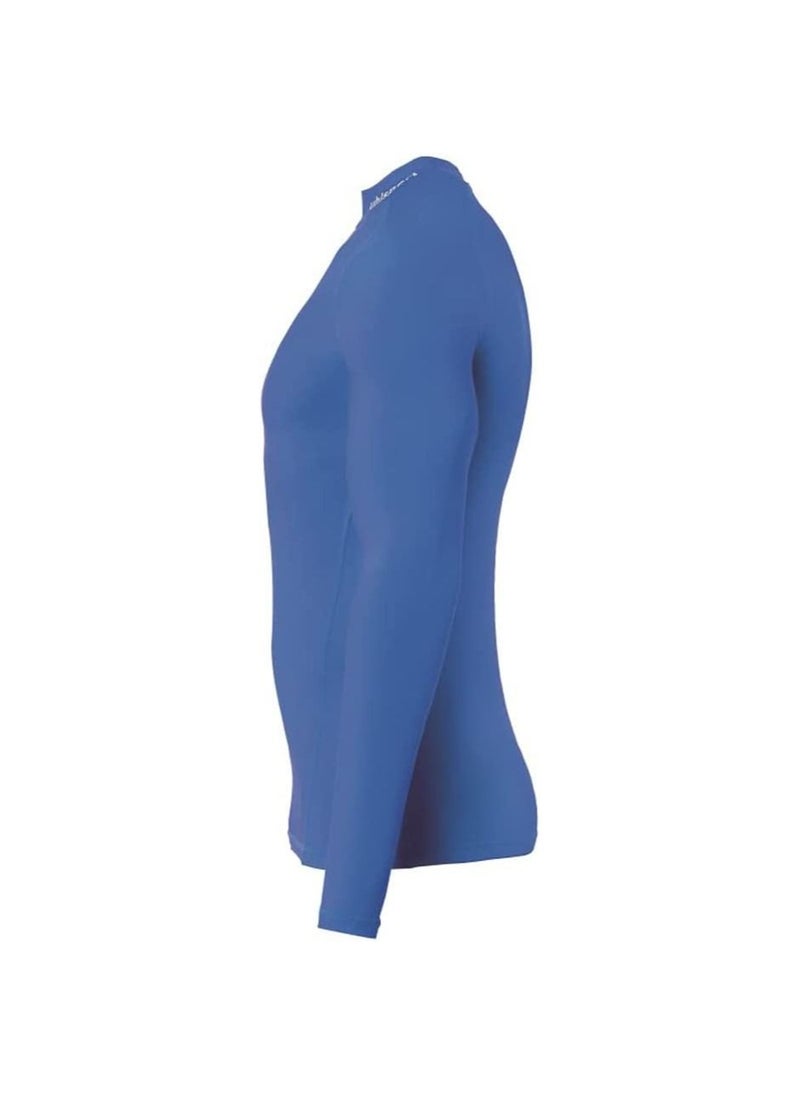 UHLSPORT - uhlsport Men's Tight T-Shirt, Dry Tech Base For All Kind of Sports Training Round And Standing Collar Very Light Elastic Fabric Slim Fit Long Sleeves - Image 1