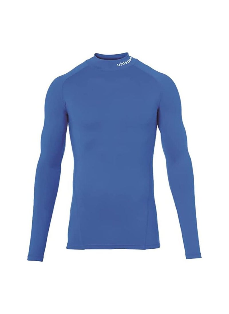 UHLSPORT - uhlsport Men's Tight T-Shirt, Dry Tech Base For All Kind of Sports Training Round And Standing Collar Very Light Elastic Fabric Slim Fit Long Sleeves - Image 1