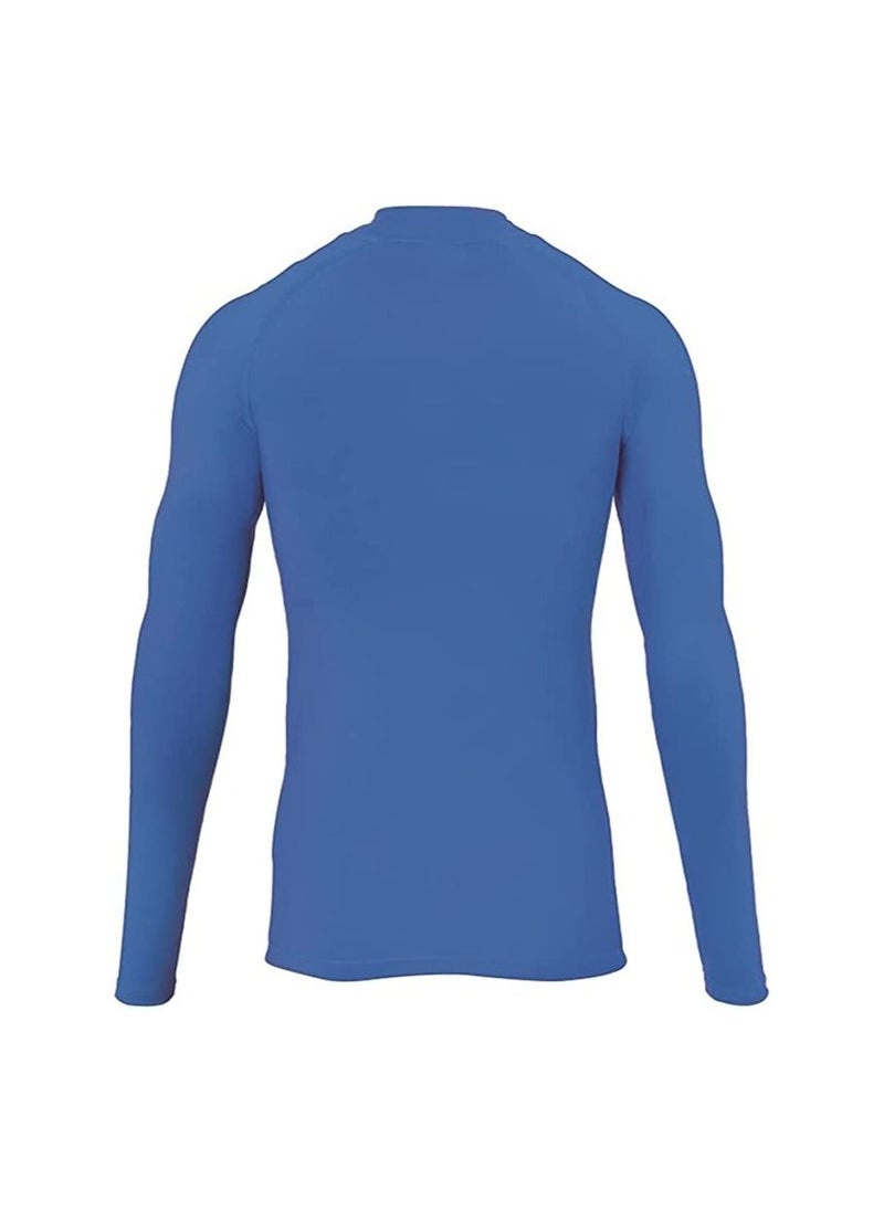 UHLSPORT - uhlsport Men's Tight T-Shirt, Dry Tech Base For All Kind of Sports Training Round And Standing Collar Very Light Elastic Fabric Slim Fit Long Sleeves - Image 1
