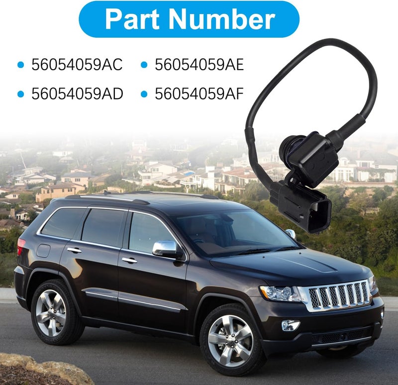 HLUCHY Rear View Backup Camera for 2011-2013 Dodge Durango and Grand Cherokee - Image 2