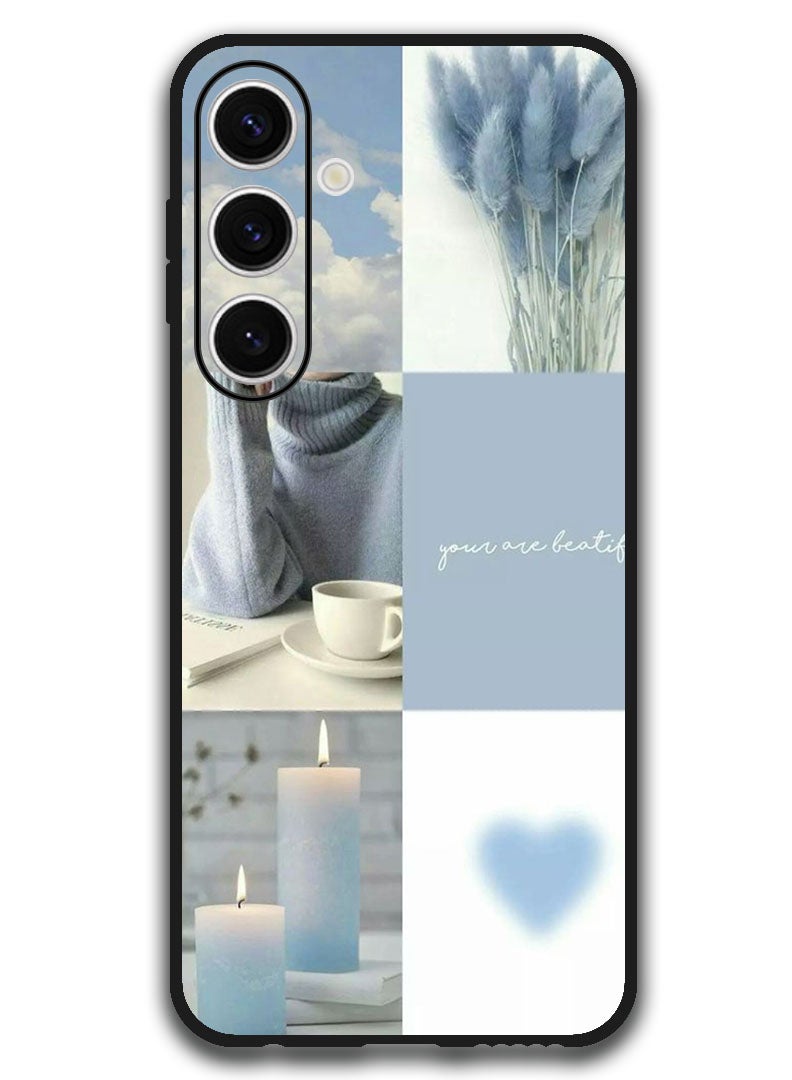 Theodor غطاء واقي مضاد للخدش ومقاوم للصدمات لجهاز سامسونج جالاكسي S24 FE أنت جميل - Image 1