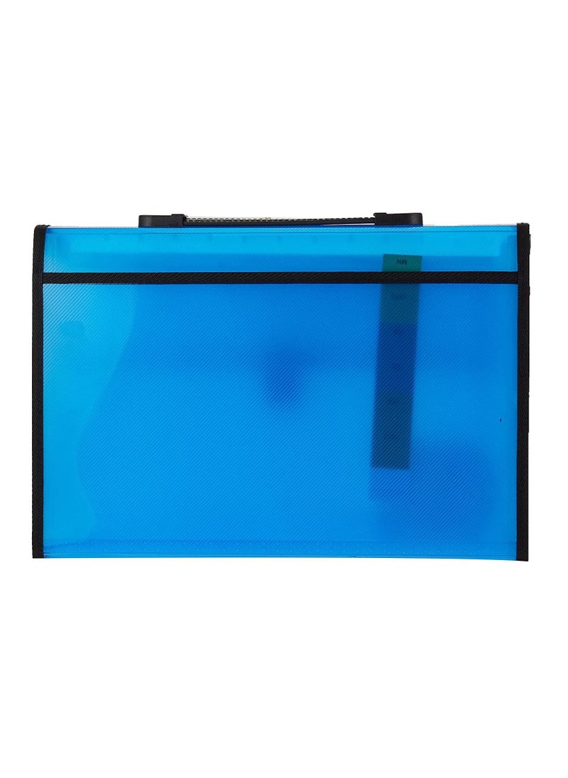 Deluxe Amt 13-Pocket Expanding File Blue  - Image 2