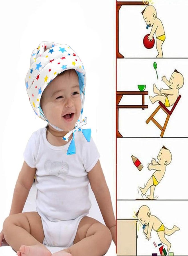 Vparents Joy Baby Head Protector for Safety of Kids 6M to 3 Years- Baby Safety Helmet with Proper Air Ventilation & Corner Guard Protection (Blue) - Image 5