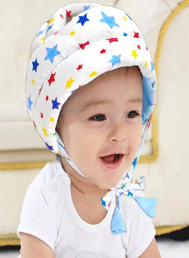 Vparents Joy Baby Head Protector for Safety of Kids 6M to 3 Years- Baby Safety Helmet with Proper Air Ventilation & Corner Guard Protection (Blue) - Image 4