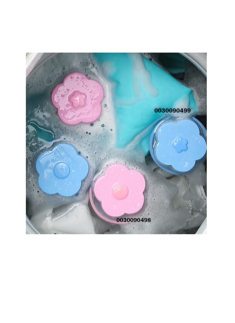 Generic - Plastic Flower Shape Washing Machine Lint Catcher - Image 1