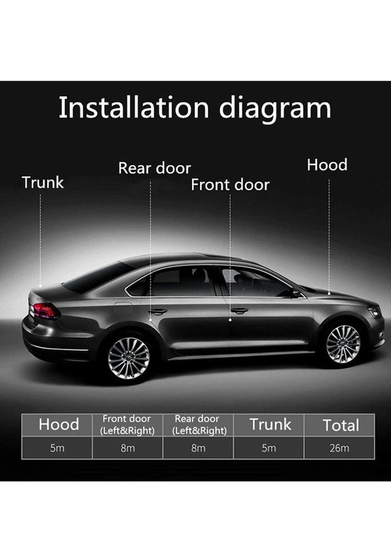 SYOSI Car Weather Stripping Universal Self Adhesive Auto Door Rubber Draft Seal 10M L Shape Window Trunk Trim Edge Weatherstrip Engine Cover Noise Insulation  - Image 5