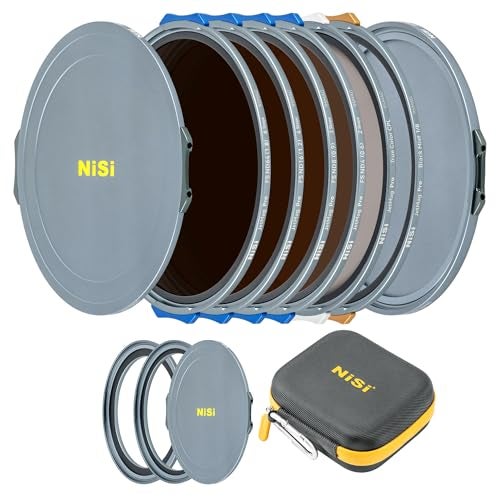 NiSi JetMag Pro Cinema Kit 95MAG Magnetic Filter Kit FS ND 2 Stop FS ND 3 Stop FS ND 4 Stop FS ND 6 Stop TC CPL Black Mist 18 86mm95mm Adapters Two Front Caps Back Cap Caddy Pouch - Image 3