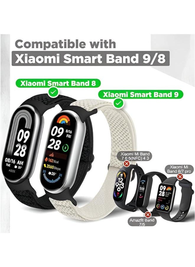 ساراونت 3 قطع من حزام Mi Band 8 أو Mi Band 9 - حزام بديل من السيليكون الناعم لـ Xiaomi Mi Band 8 أو Mi Band 9  - Image 2