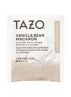 TAZO TAZO, Dessert Delights, Black Tea, Vanilla Bean Macaron, 15 Tea Bags, 1.11 oz (31.5 g)  - Image 3