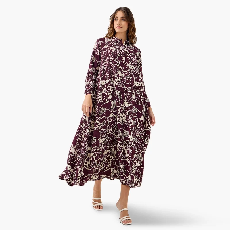 Iconic Floral Print Dress