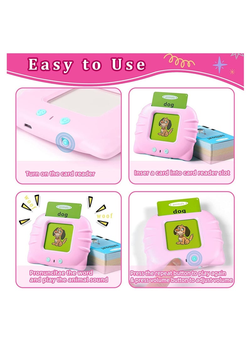 Talking Flash Cards Learning Toys for Toddlers – 224 Sight Words with Sound Effects, Educational Toys for Boys & Girls Ages 2-6, Interactive Learning & Pronunciation, Perfect Birthday Gift - Image 2