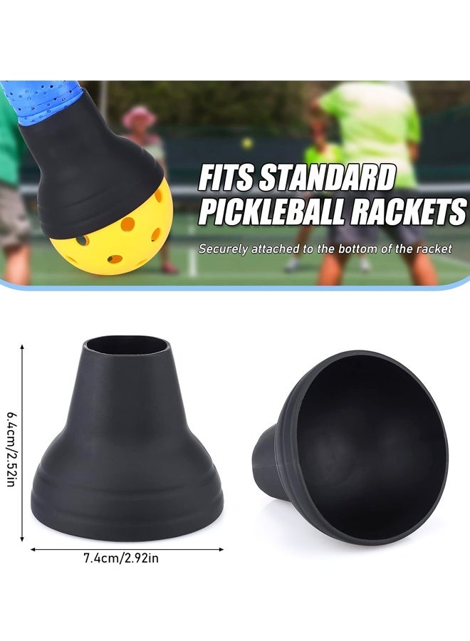Silicone Pickleball Ball Retriever, 2-Pack – Suction Cup Grabber with Anti-Slip Grip - Image 2