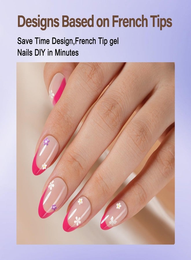 Misssix French Tip Press On Nails, 150Pcs French Gel Nail Tips, Short Almond Soft Gel Fake Nails, X-BASIC Tips Starter Kit for Nail Art DIY 15 Sizes - Image 2
