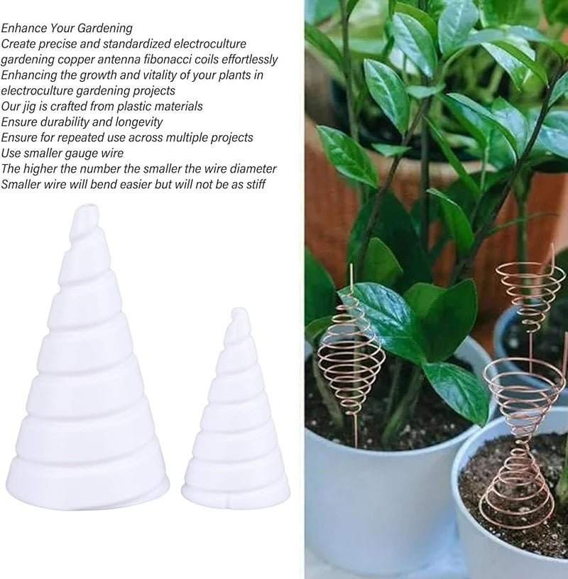 قطعتان من أداة لف ملف فيبوناتشي النحاسية لزراعة الكهرباء هوائي - Image 4