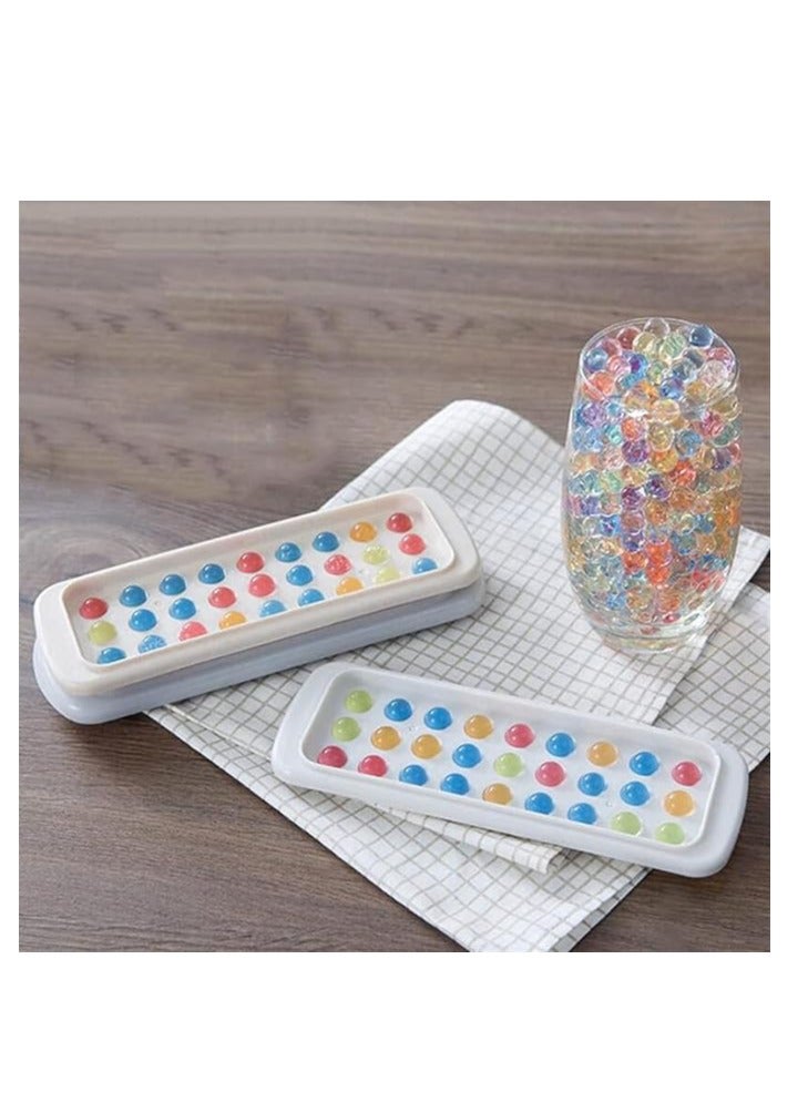 ميزون صينية مكعبات ثلج دائرية مكونة من 27 شبكة - قالب مبتكر صغير لصنع مكعبات الثلج لإكسسوارات المطبخ والبار - Image 2