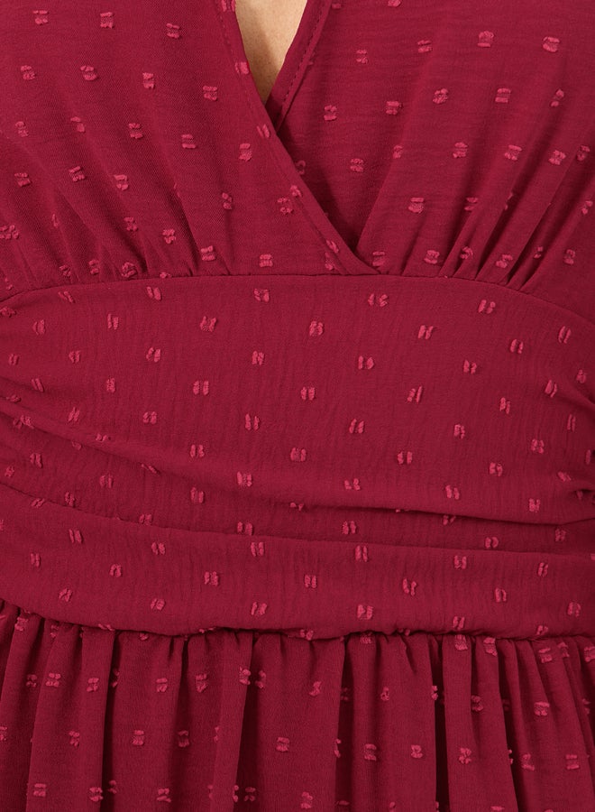 ستايلي فستان ميدي بأكمام طويلة - Image 4